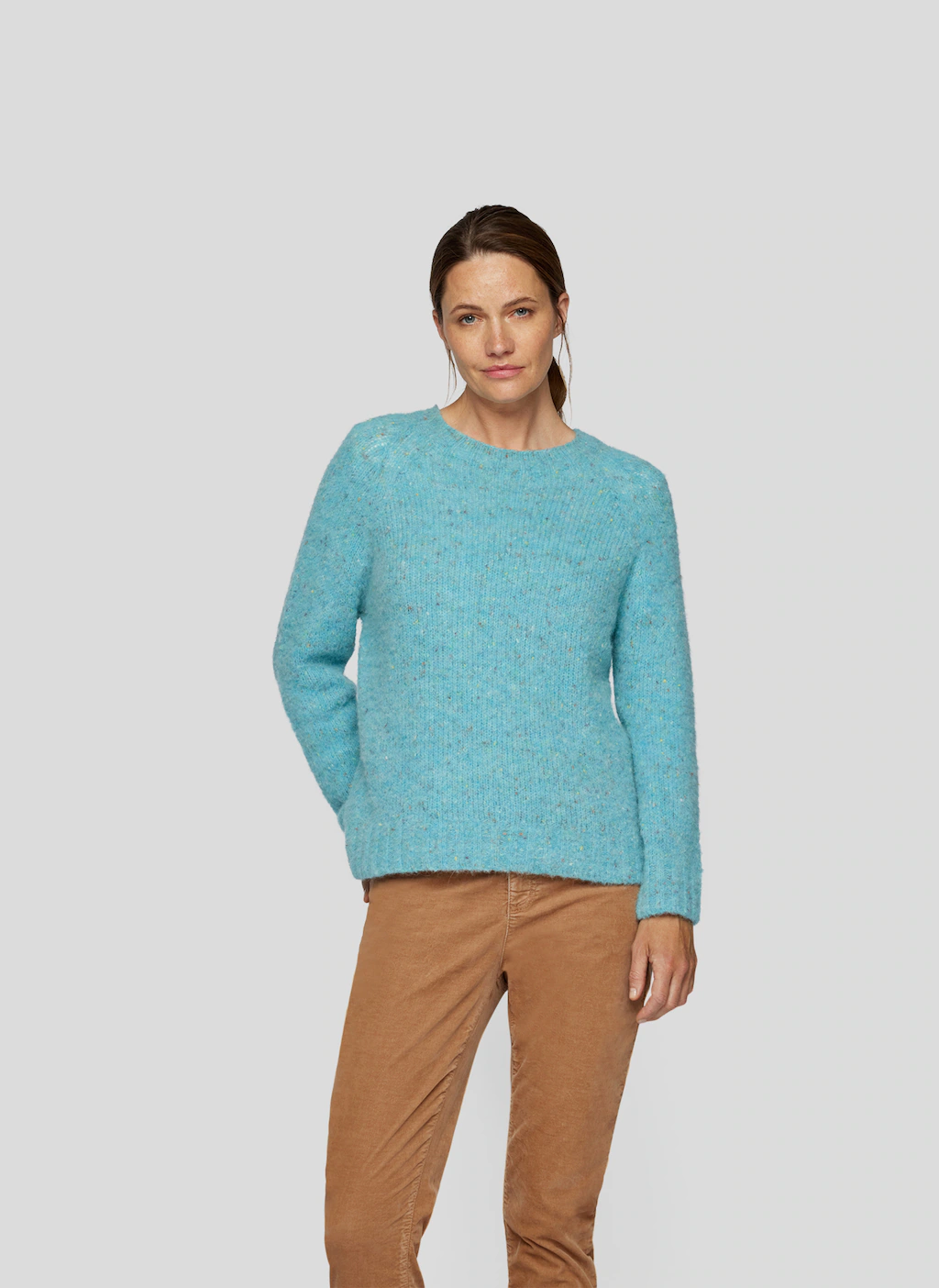 Rabe Strickpullover "RABE Gemütlicher Strickpullover in erfrischendem Blau" günstig online kaufen