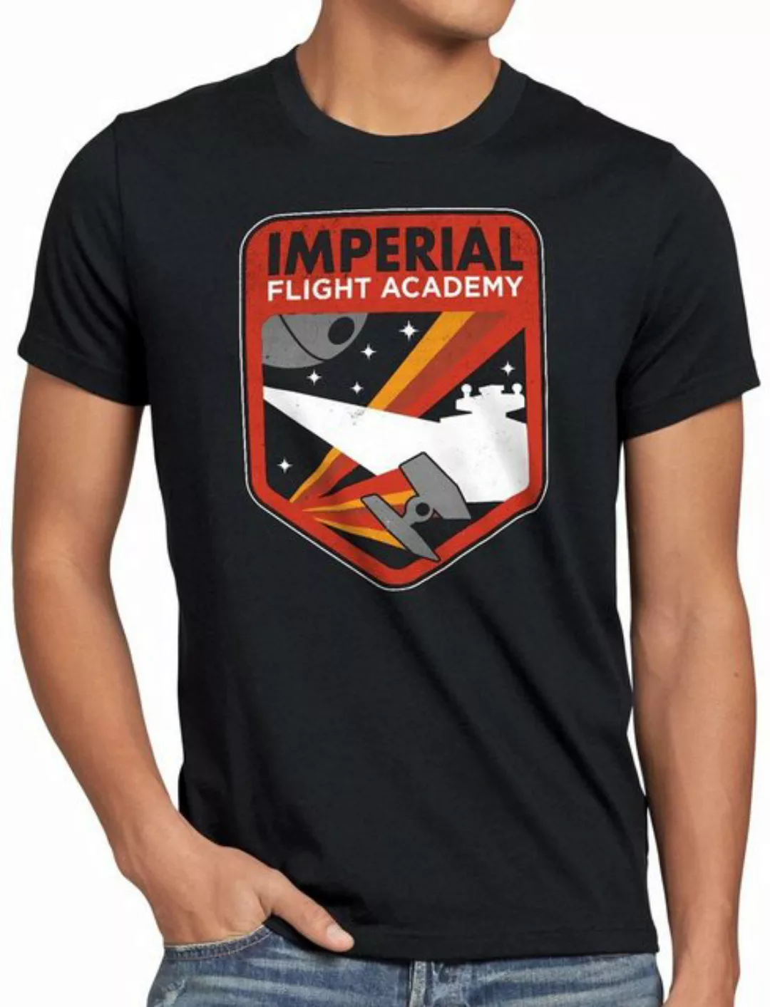 style3 Print-Shirt Herren T-Shirt Imperial Flight sternenzerstörer tie günstig online kaufen