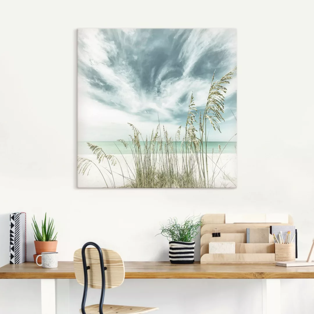 Artland Wandbild "Allein am Strand", Strandbilder, (1 St.), als Leinwandbil günstig online kaufen