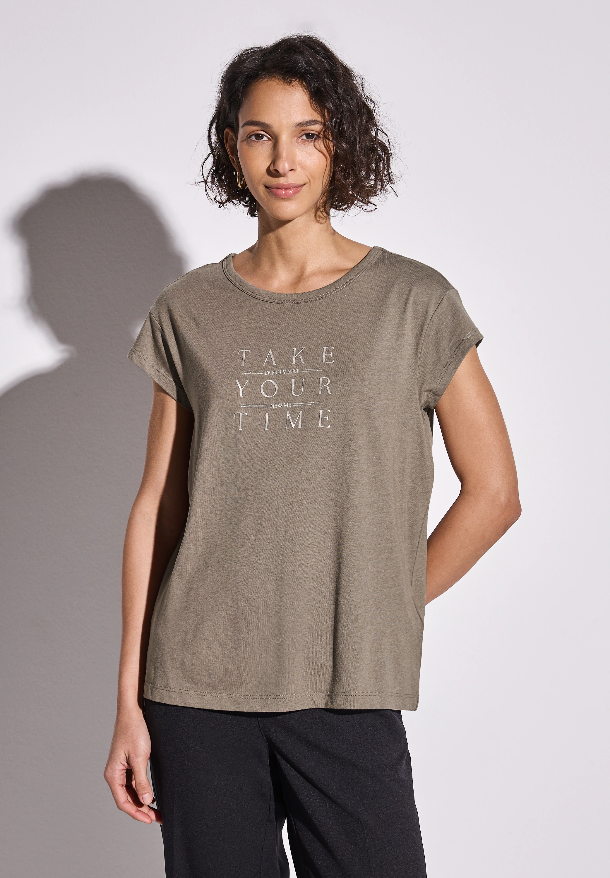 STREET ONE T-Shirt, mit Rundhalsausschnitt günstig online kaufen