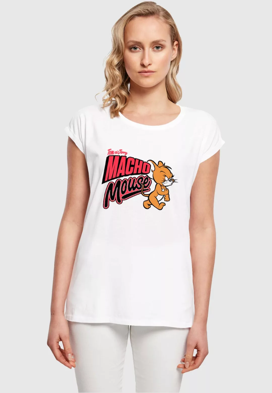 ABSOLUTE CULT T-Shirt "ABSOLUTE CULT Damen Ladies Tom and Jerry - Macho Mou günstig online kaufen