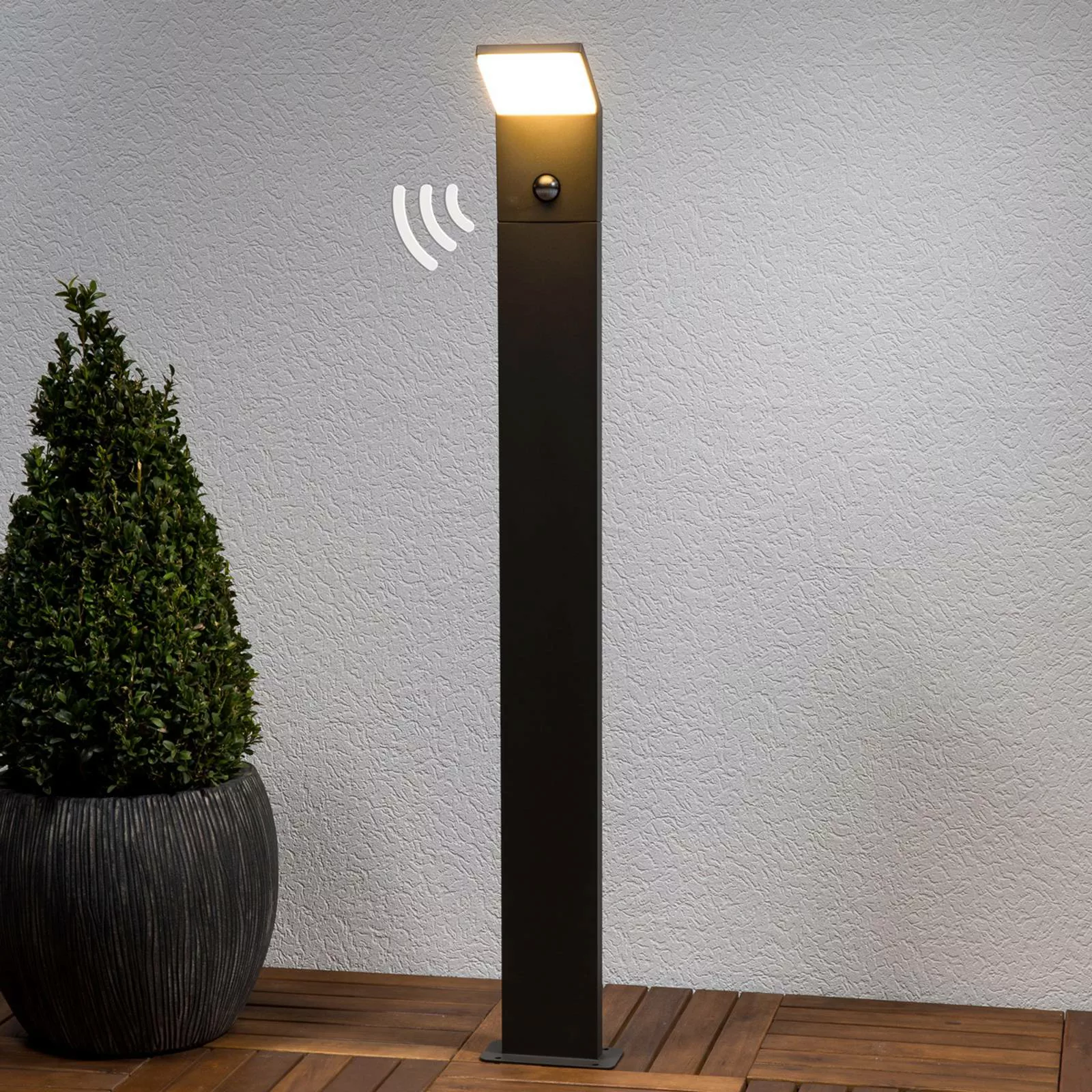 LED-Wegeleuchte Nevio mit Bewegungsmelder günstig online kaufen