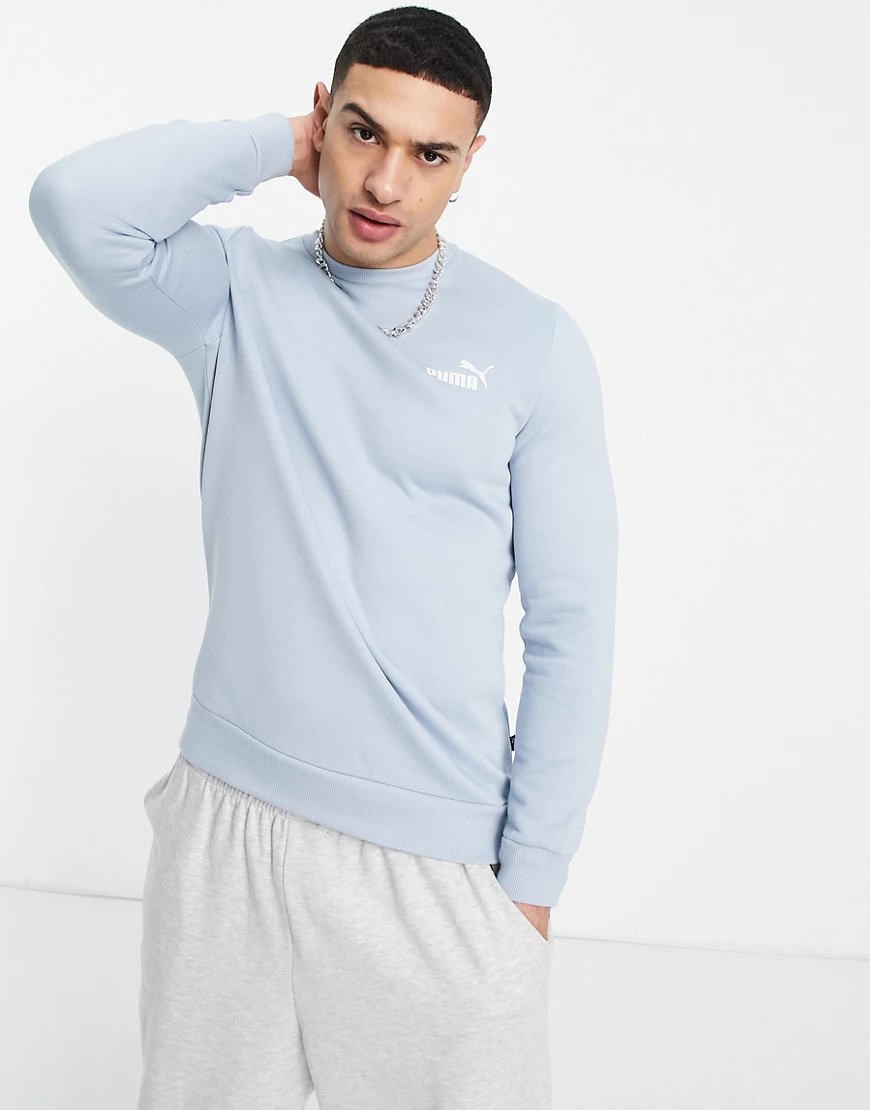 PUMA – Essentials – Sweatshirt in Nebelblau günstig online kaufen