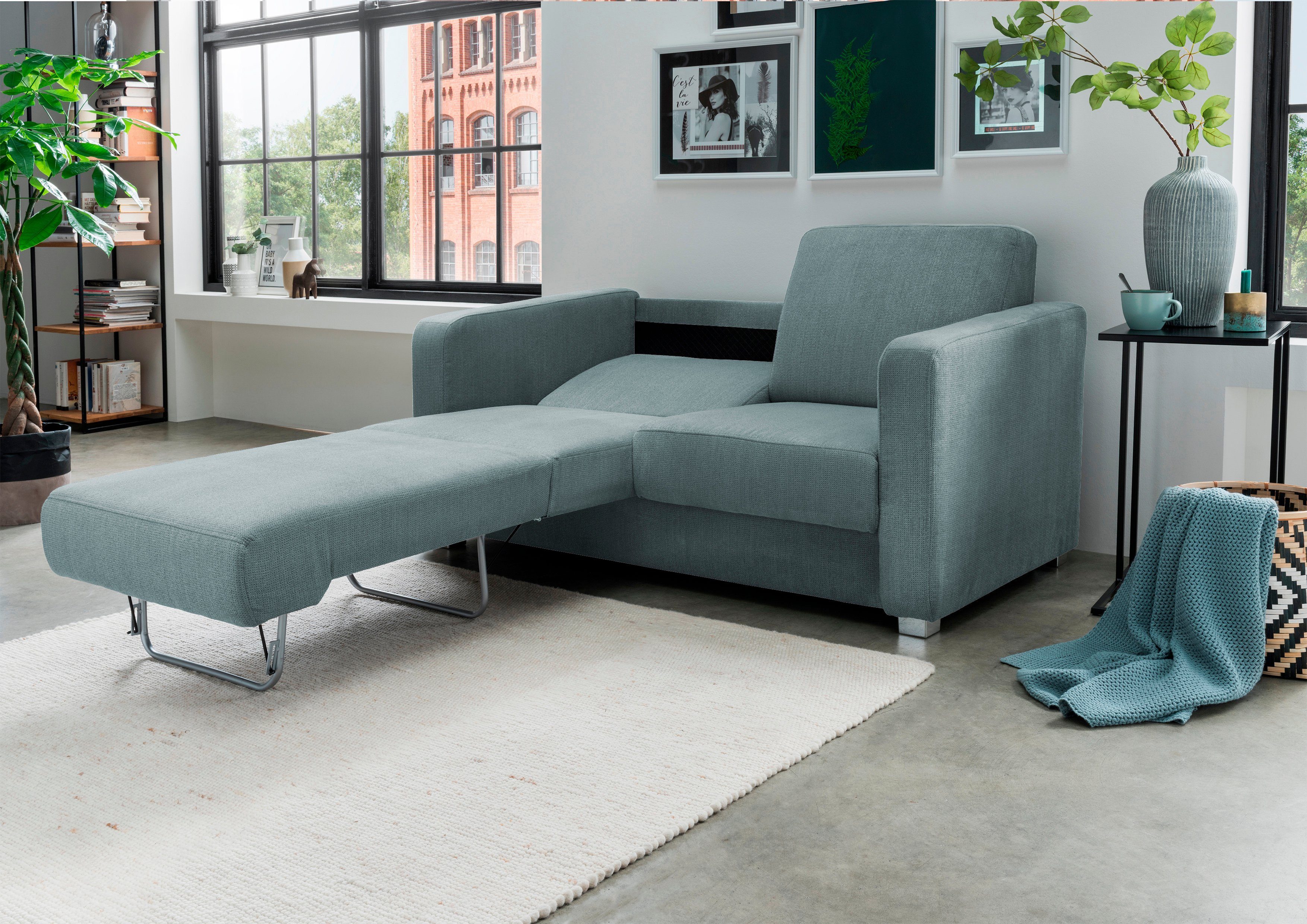 INOSIGN Schlafsofa "Mia Problemlöser Sofa, Einzelauszug, Bettsofa, zeitlos günstig online kaufen