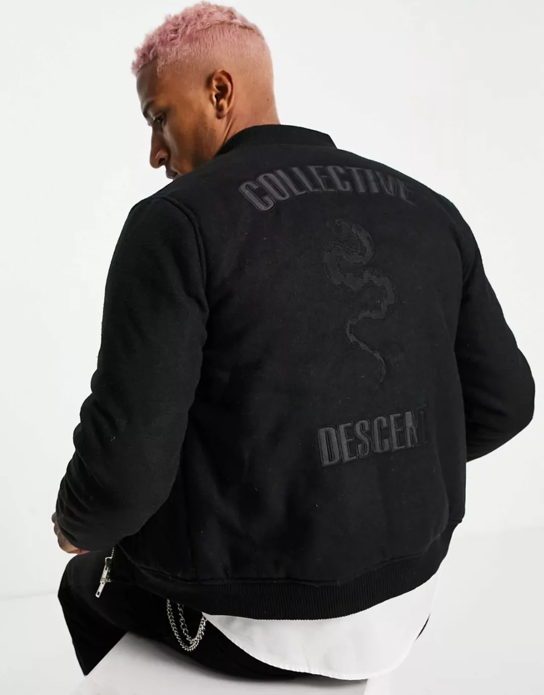 Bolongaro Trevor – Descent – Bomberjacke-Schwarz günstig online kaufen