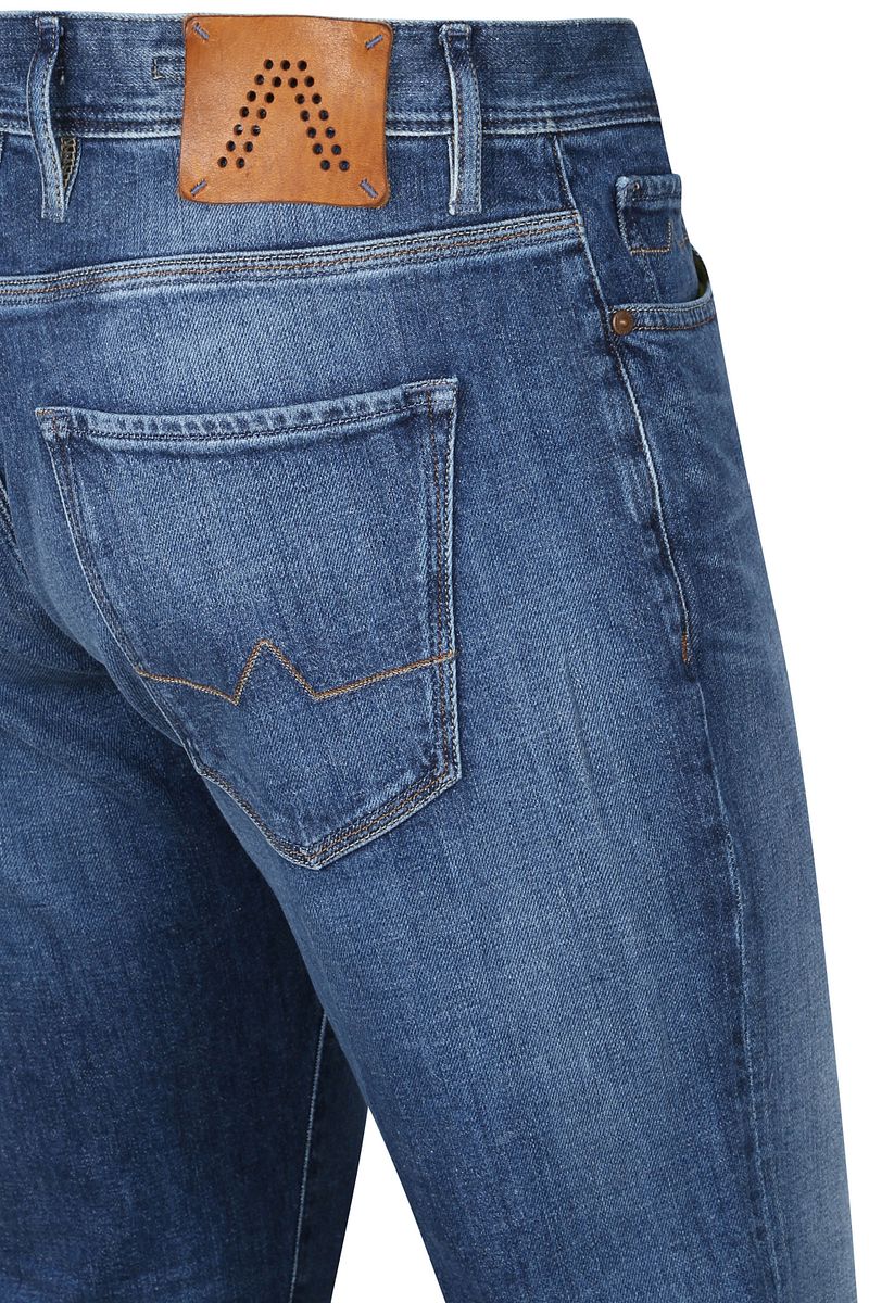 Alberto Slim Organic Denim Dark Blue - Größe W 35 - L 34 günstig online kaufen