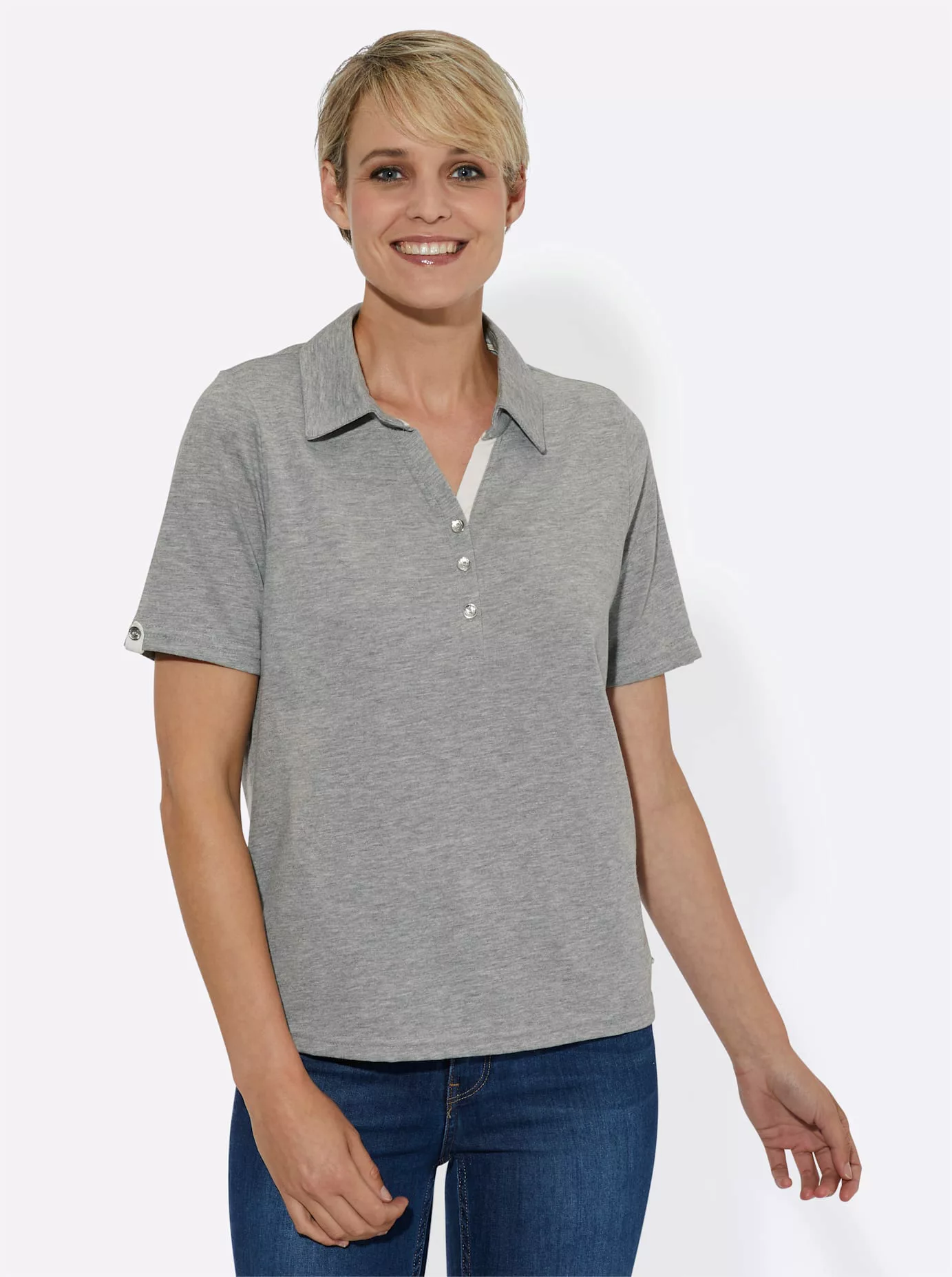 Casual Looks Poloshirt "Poloshirt", (1 tlg.) günstig online kaufen