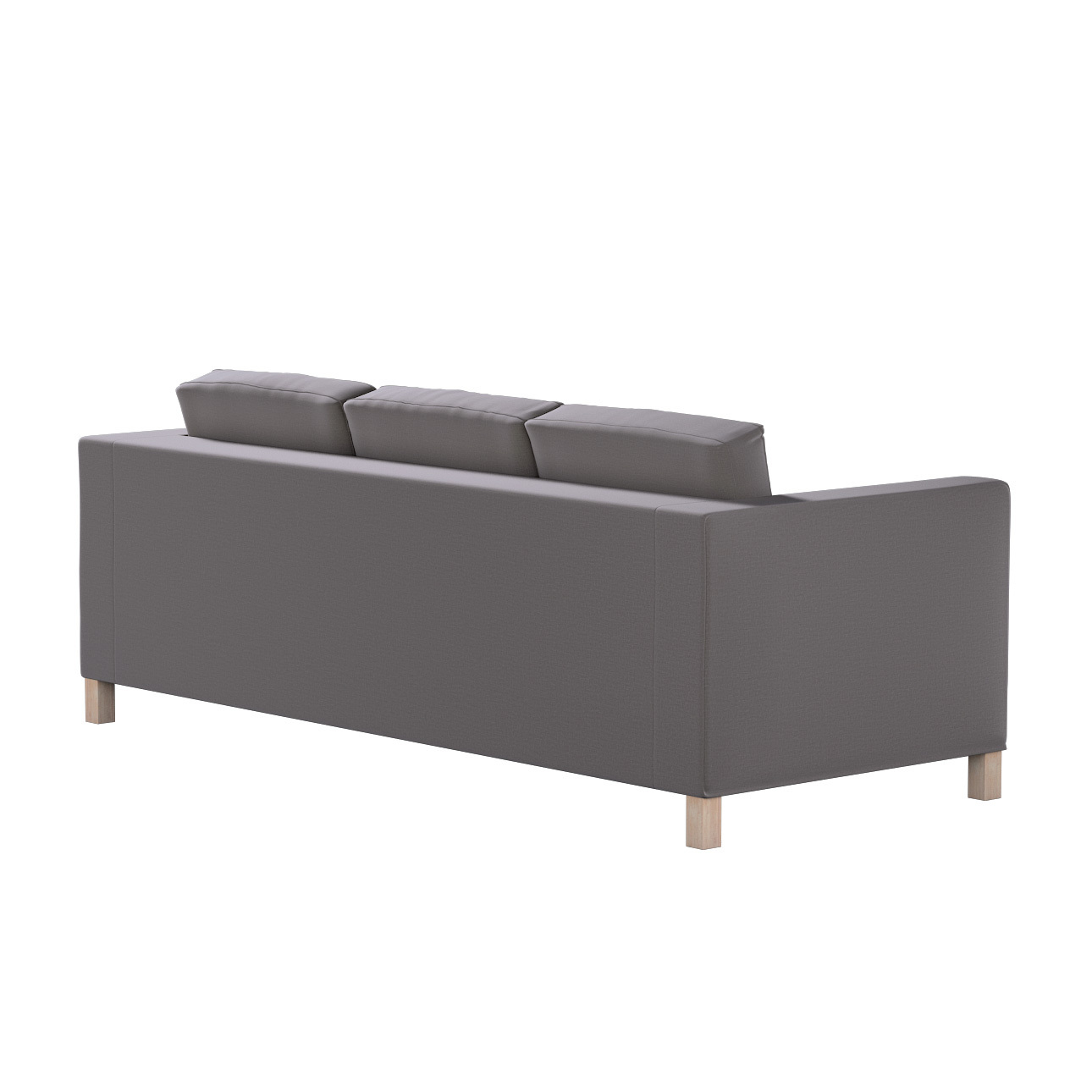 Bezug für Karlanda 3-Sitzer Sofa nicht ausklappbar, kurz, braun, Bezug für günstig online kaufen