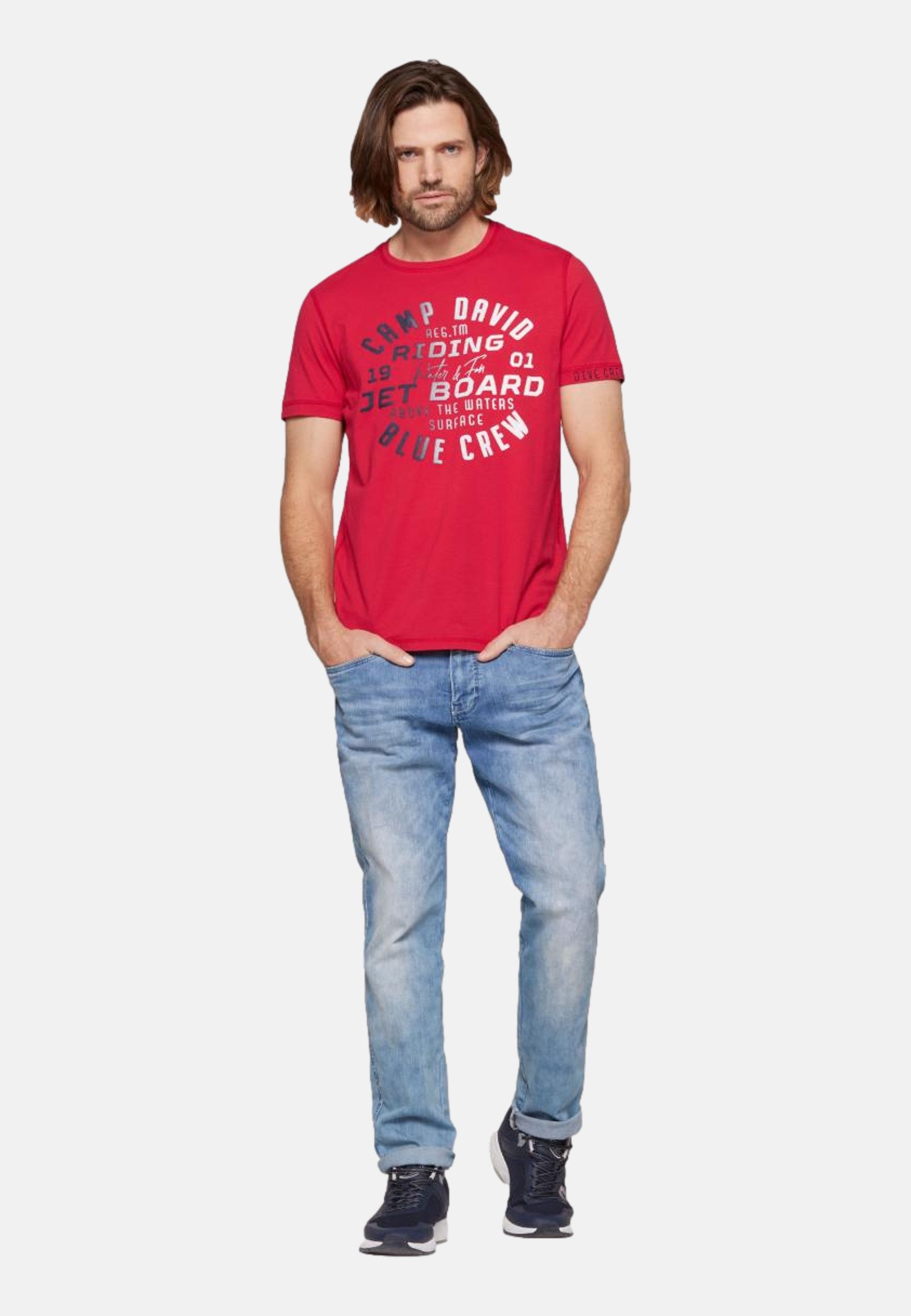 CAMP DAVID T-Shirt T-Shirt Kurzarmshirt (1-tlg., günstig online kaufen