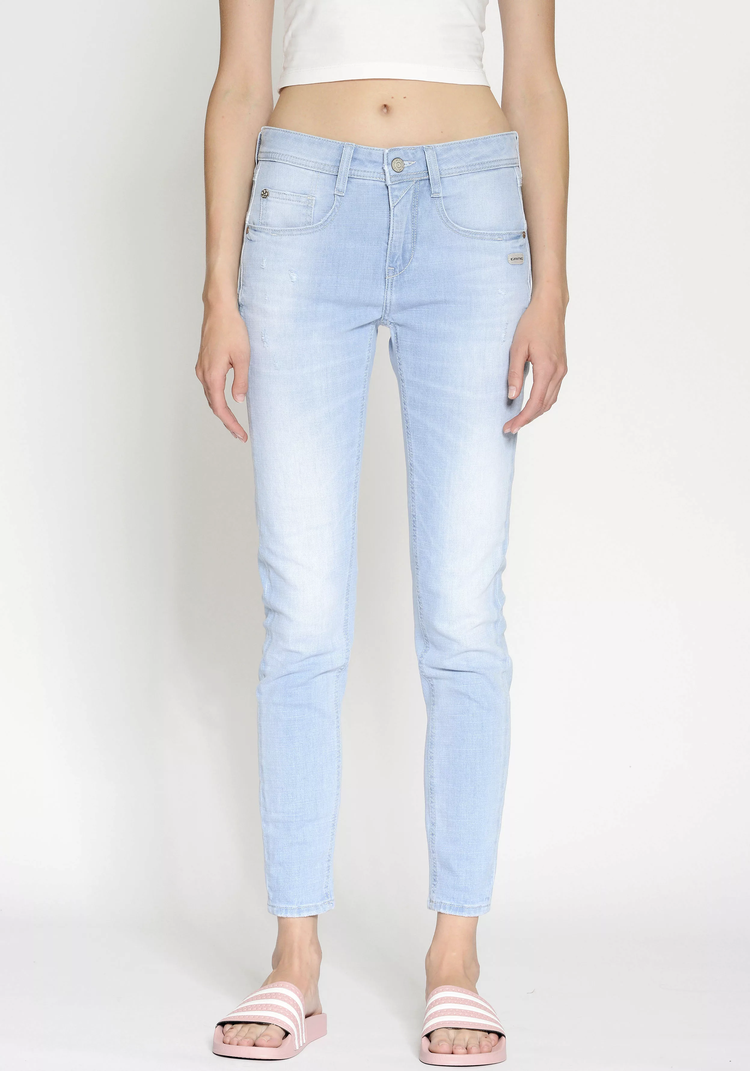 GANG Relax-fit-Jeans "94AMELIE", mit doppelter rechter Gesäßtasche günstig online kaufen