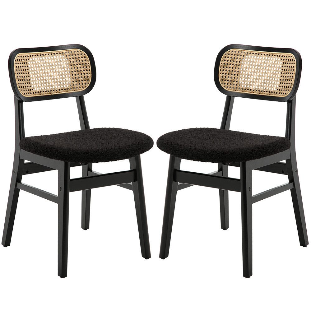 WAHSON OFFICE CHAIRS Esszimmerstuhl Rattansessel 2/4er günstig online kaufen