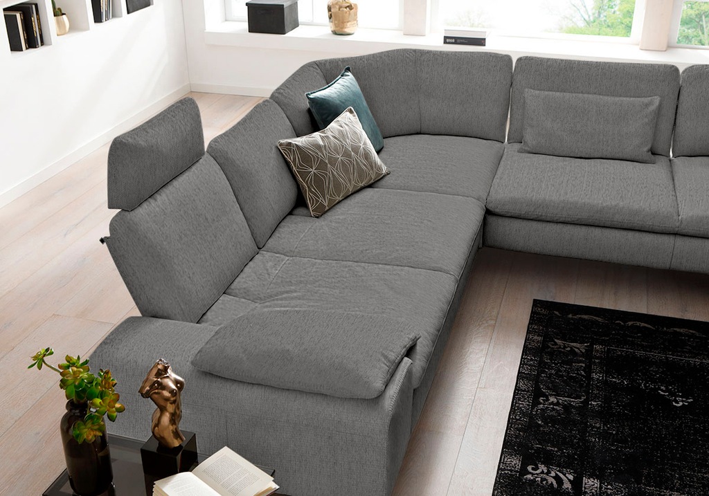 W.SCHILLIG Ecksofa "valentinoo, Designsofa, elegant und bequem, L-Form", (S günstig online kaufen