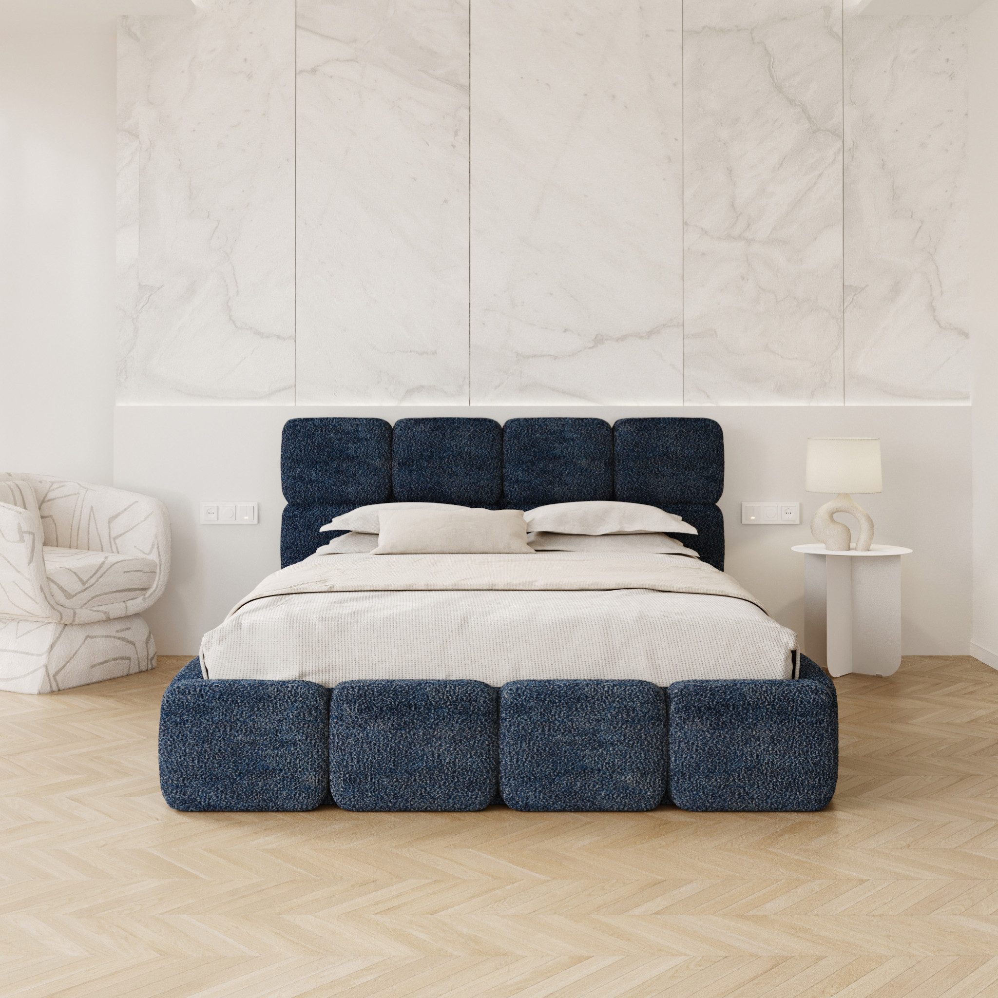 FDM Polsterbett CLOUDY Bettgestell Bett 140x200, günstig online kaufen