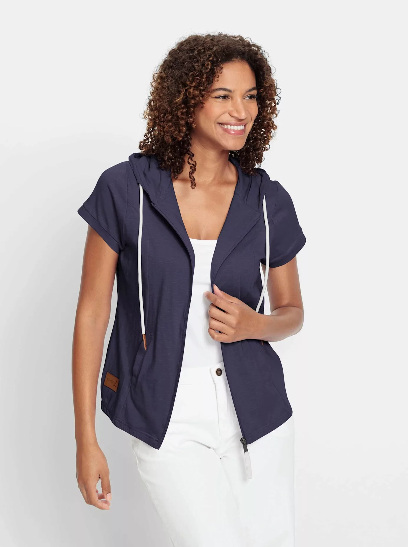 Casual Looks Shirtjacke "Sweatjacke", (1 tlg.) günstig online kaufen