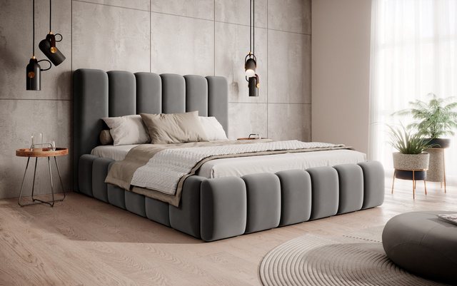 VIVENTE Möbel Polsterbett MONOLITH, mit großem Bettkasten in versch. Breite günstig online kaufen