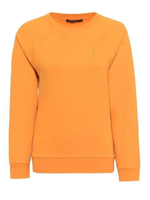 Freshlions Kurzweste Freshlions Sweatshirt F Embroidery orange M günstig online kaufen