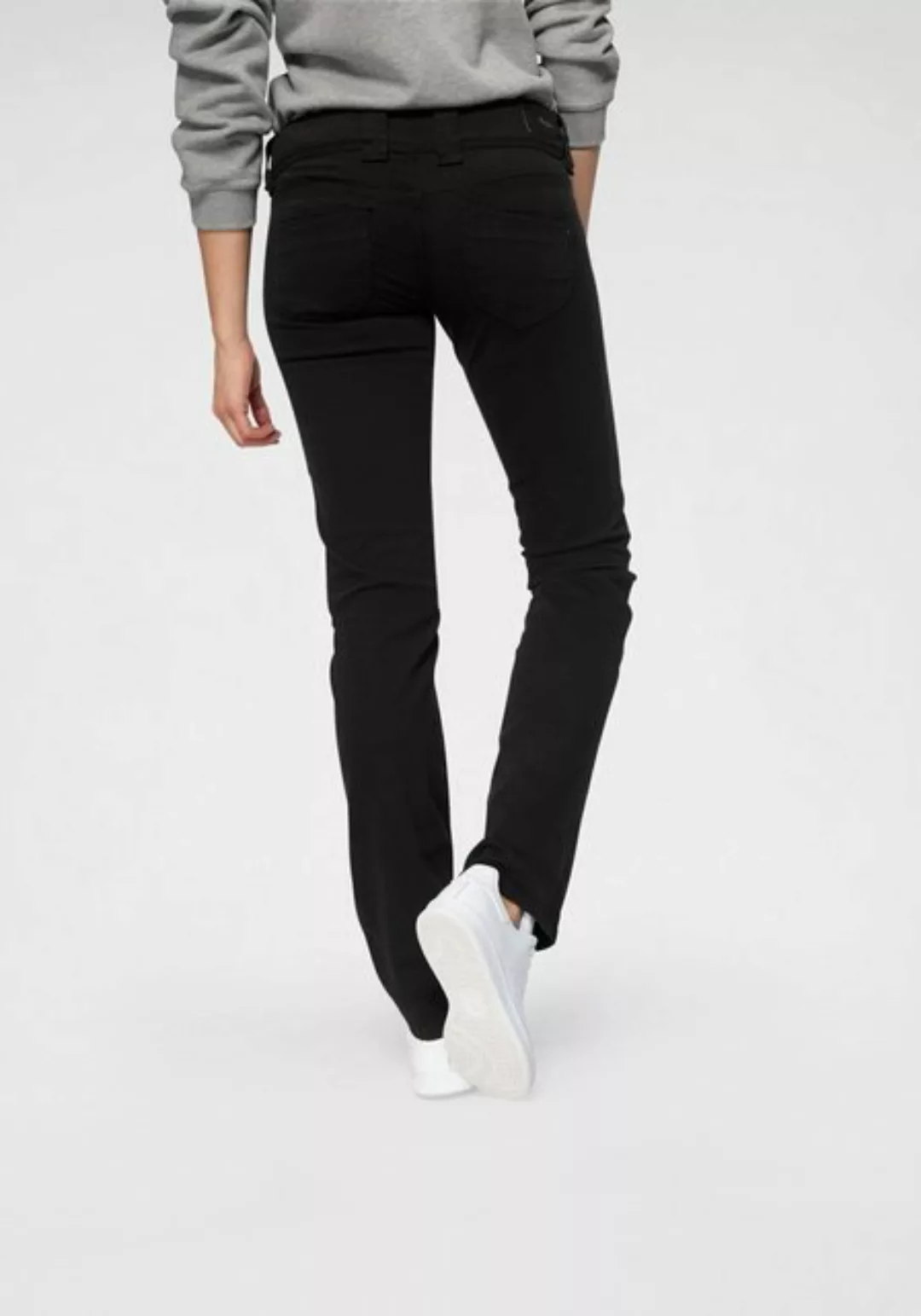 Pepe Jeans Damen Jeans Venus - Regular Fit - Blau - Blue Black Wiser günstig online kaufen