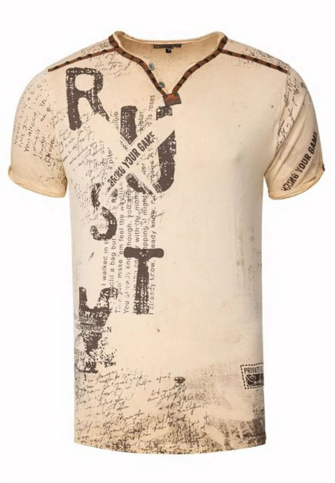 Rusty Neal T-Shirt, im Used-Look günstig online kaufen