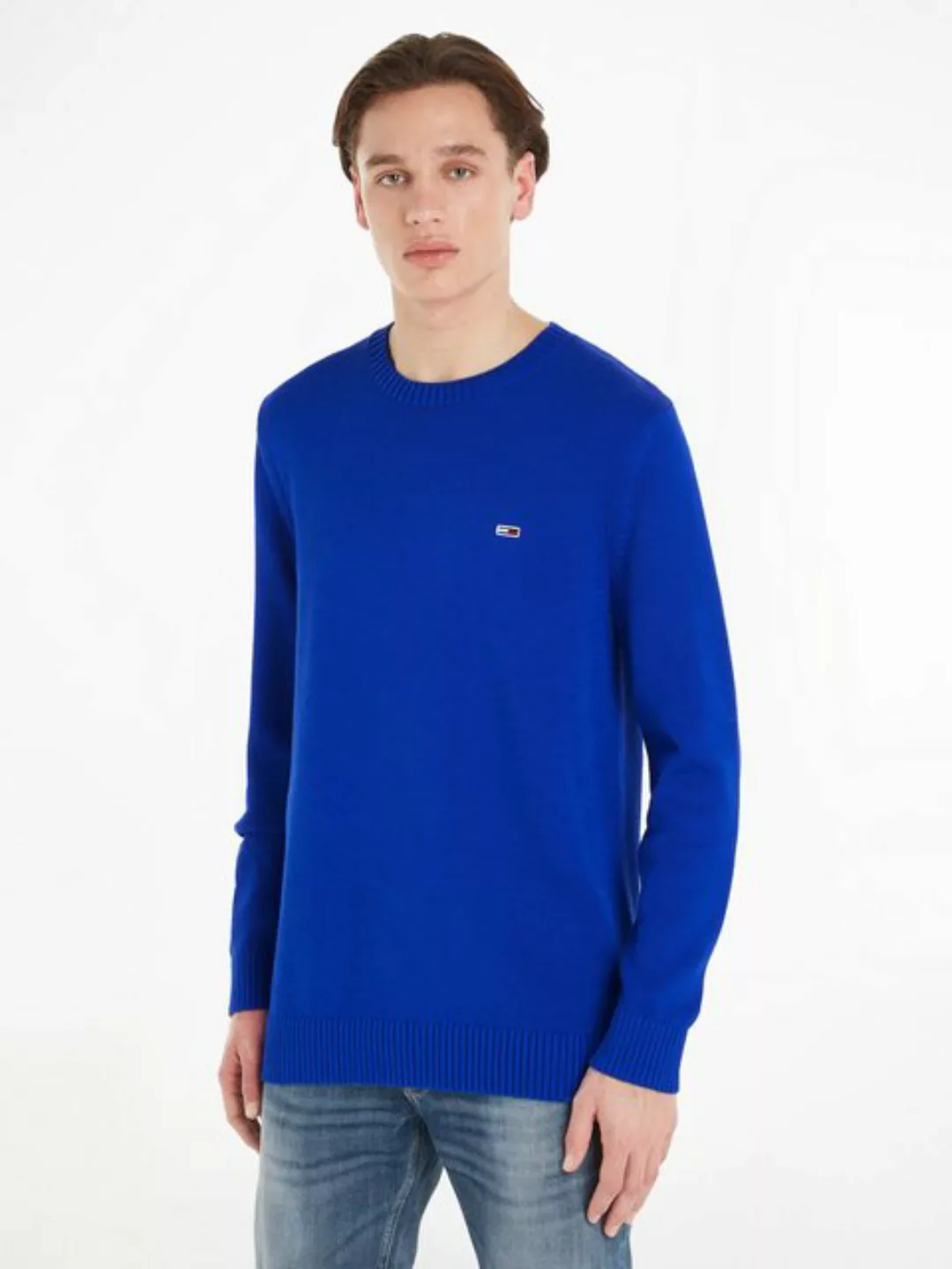 Tommy Jeans Strickpullover TJM ESSENTIAL CREW NECK SWEATER günstig online kaufen