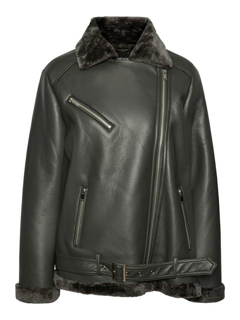 pieces Lederjacke PCNORA AVIATOR (1-St) günstig online kaufen