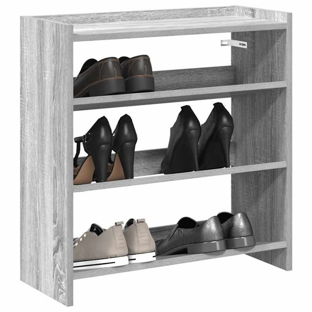 vidaXL Schuhschrank Schuhregal Grau Sonoma 60x25x62 cm Holzwerkstoff günstig online kaufen