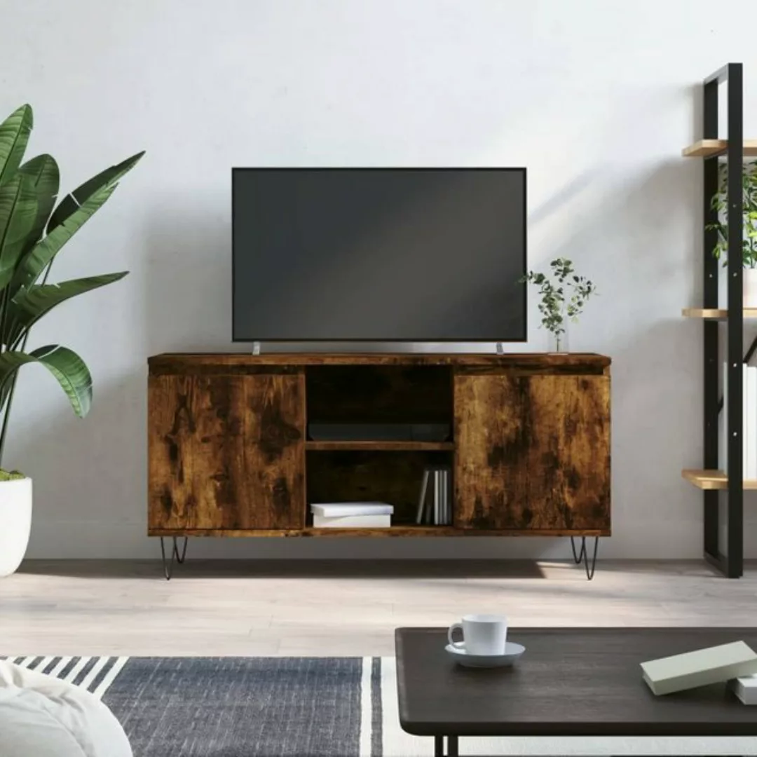 vidaXL TV-Schrank TV-Schrank Räuchereiche 104x35x50 cm Spanplatte günstig online kaufen