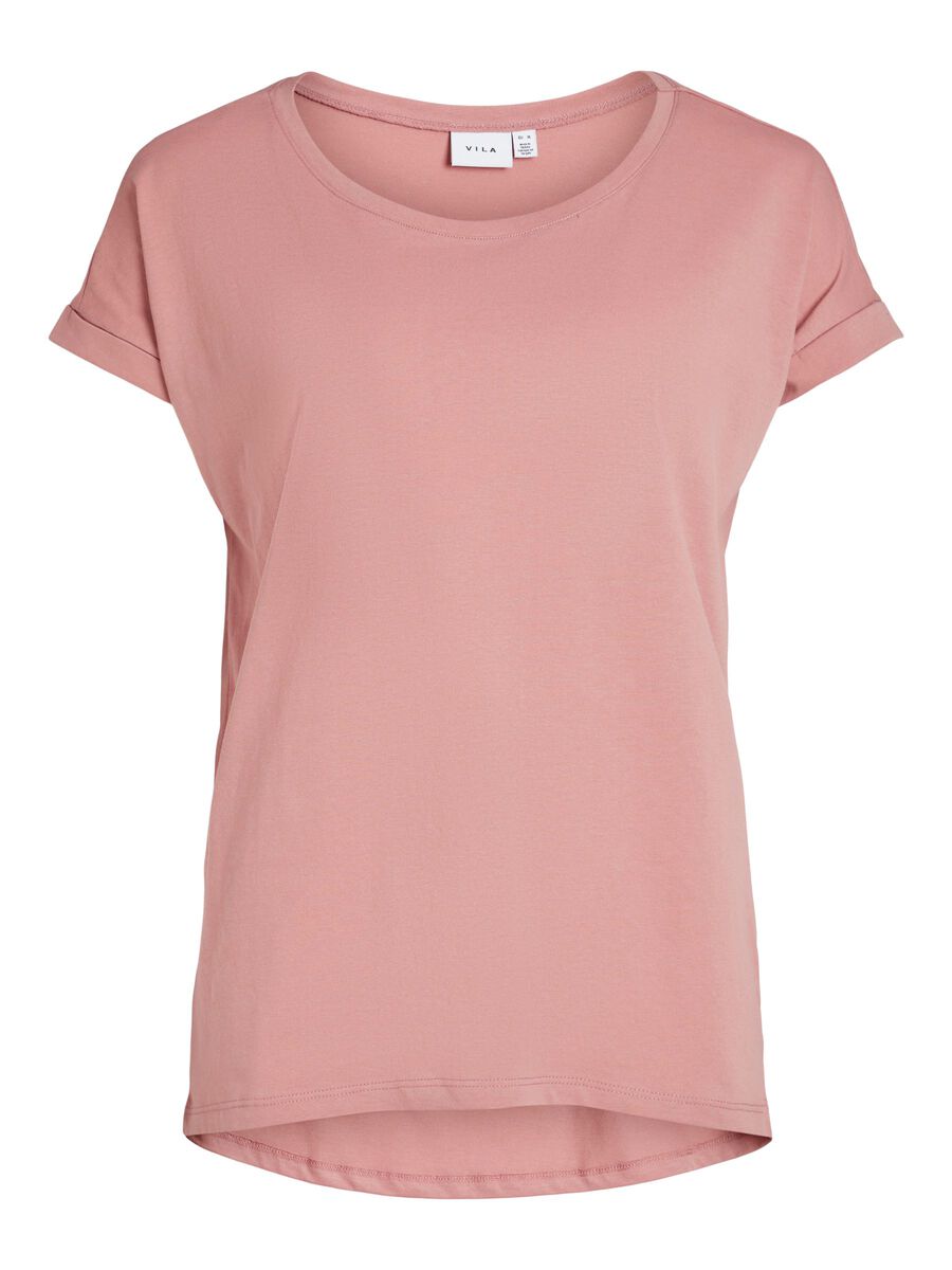 VILA Basic T-shirt Damen Pink günstig online kaufen