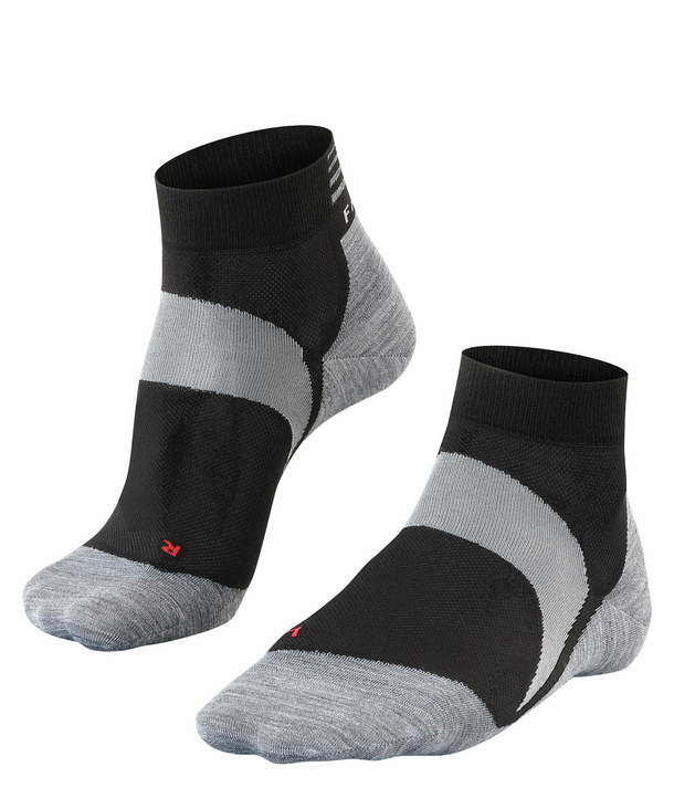 FALKE BC6 Short Racing Socken, 44-45, Schwarz, 16873-301004 günstig online kaufen