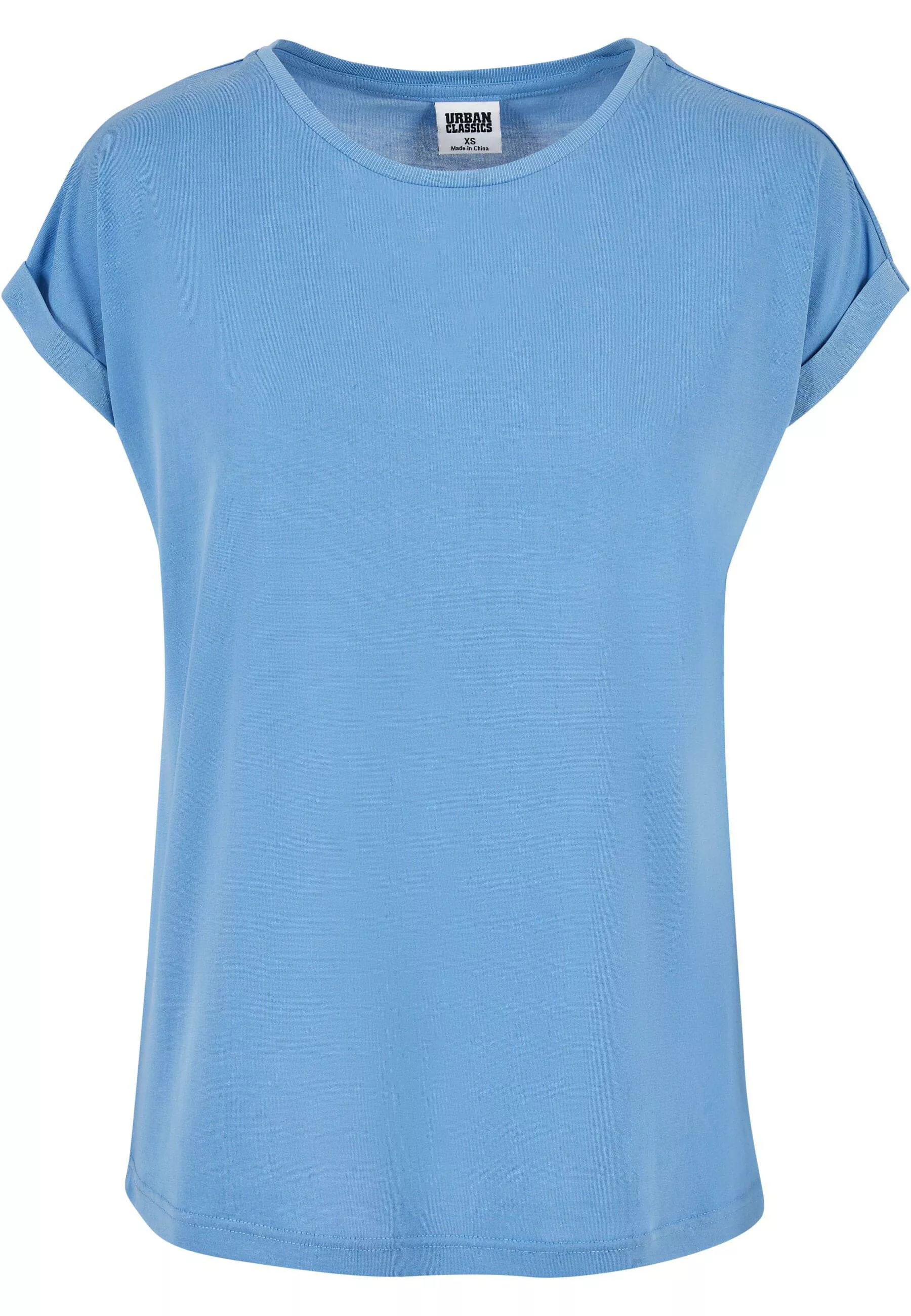 URBAN CLASSICS Kurzarmshirt "Urban Classics Damen Ladies Modal Extended Sho günstig online kaufen