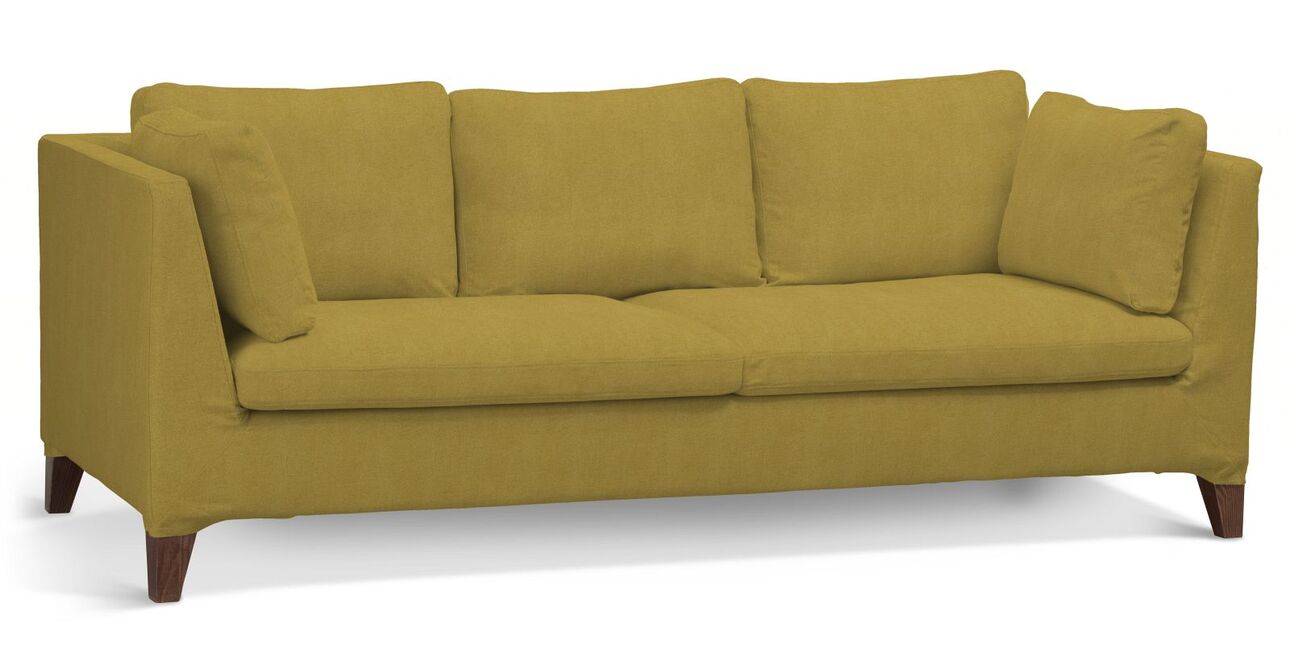 Bezug für Stockholm 3-Sitzer Sofa, senffarbe, Stockholm 3-Sitzer, Etna (705 günstig online kaufen