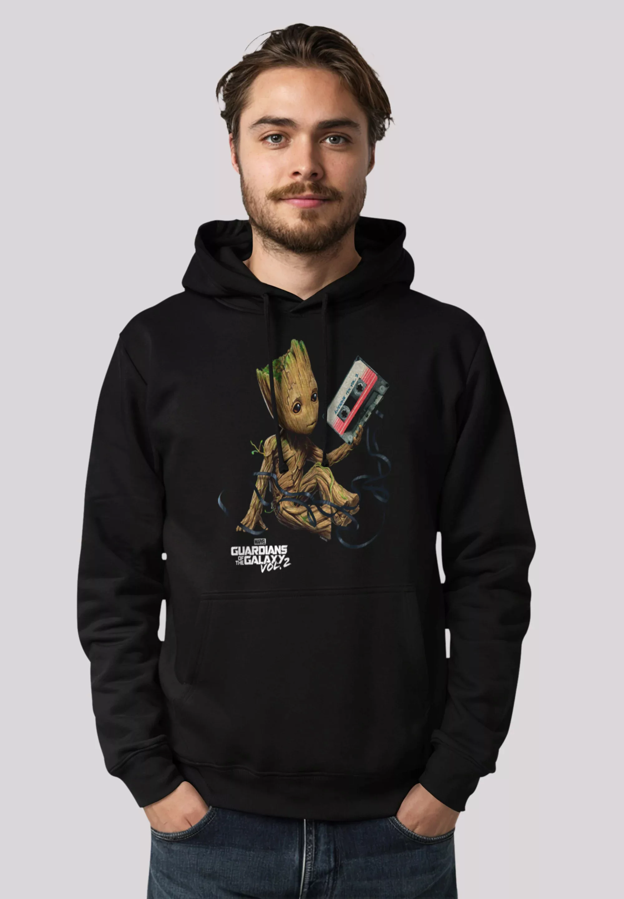 F4NT4STIC Kapuzenpullover "Marvel Guardians Of The Galaxy Vol2 Groot Tape", günstig online kaufen