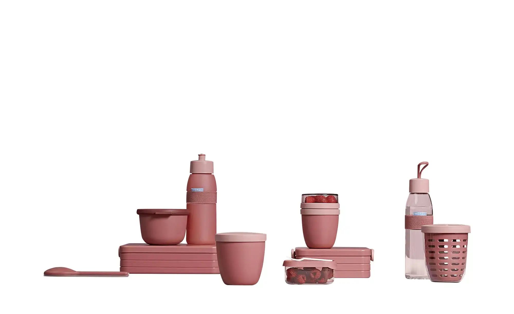 Mepal Snackpot "To Go"  Ellipse ¦ rosa/pink ¦ Kunststoff ¦ Maße (cm): H: 7, günstig online kaufen