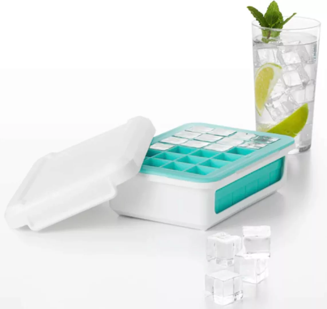 OXO Good Grips Eiswürfelform, auslaufsicher, Deckel, für kleine Eiswürfel günstig online kaufen