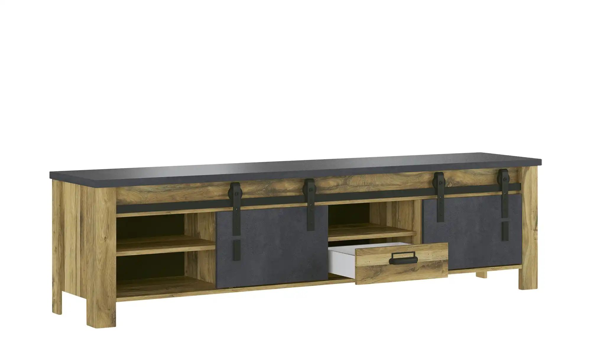 Lowboard  Ledro ¦ holzfarben ¦ Maße (cm): B: 201 H: 54 T: 44.0 Kommoden & S günstig online kaufen