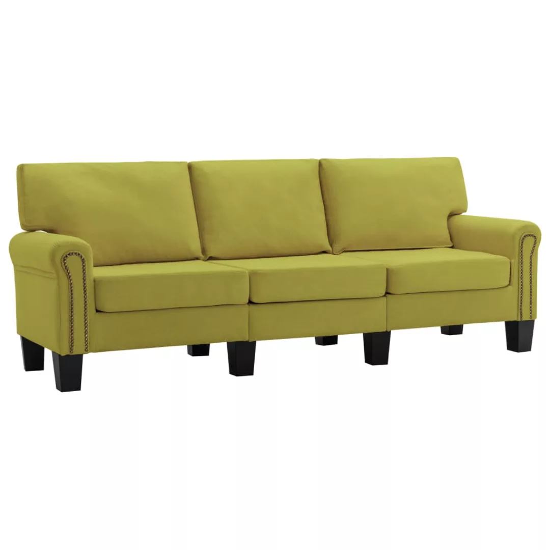 3-sitzer-sofa Grün Stoff günstig online kaufen