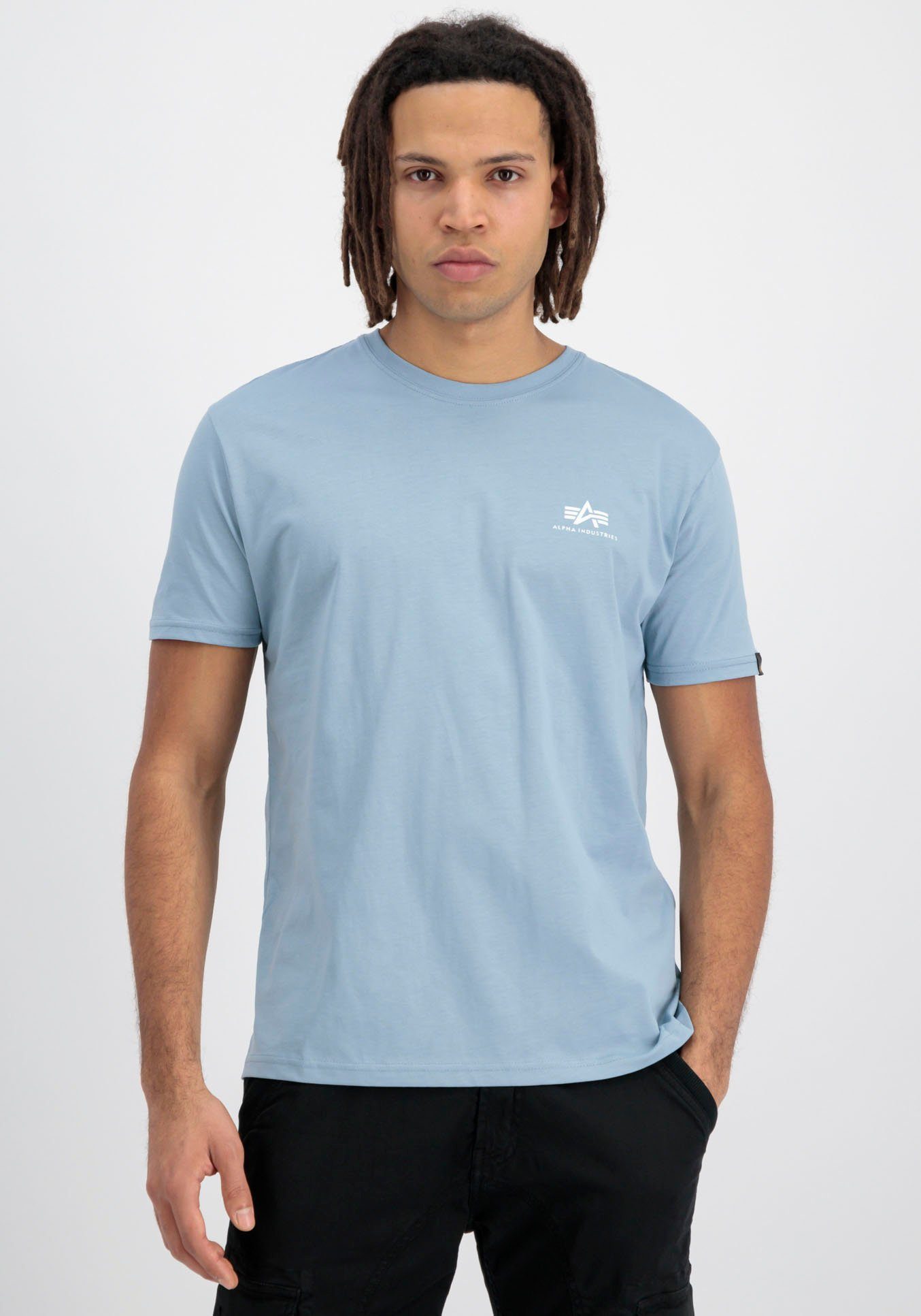 Alpha Industries Rundhalsshirt "BASIC T SMALL LOGO" günstig online kaufen