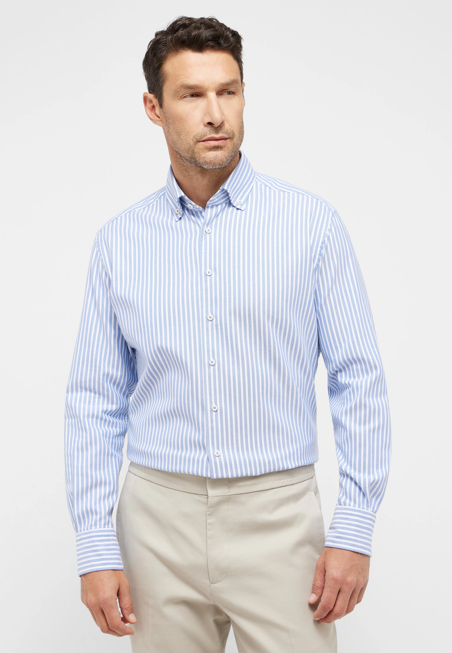 Eterna Langarmhemd "MODERN FIT", EASY IRON (bügelleicht) günstig online kaufen