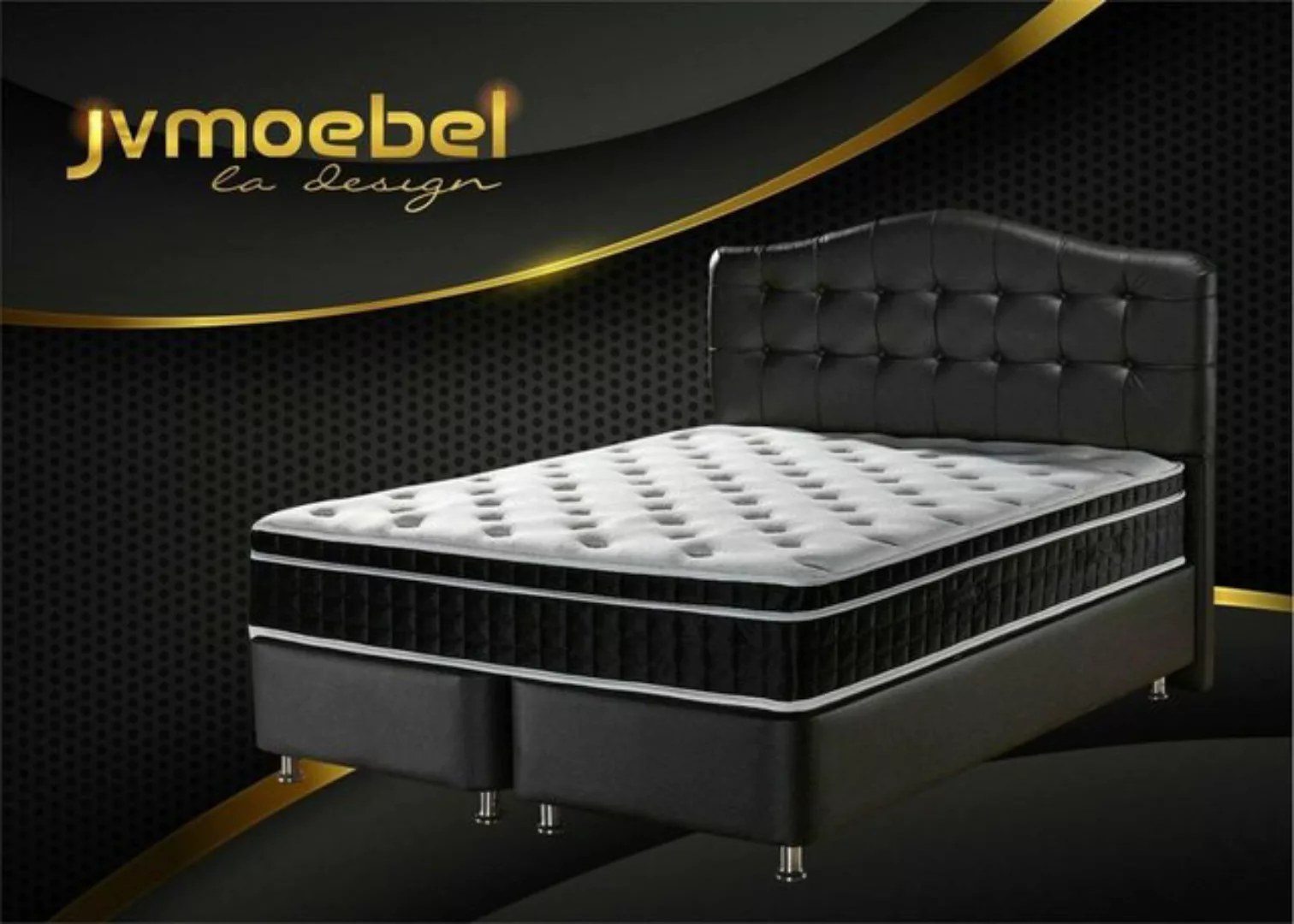 JVmoebel Bett, Bett Leder Schlafzimmer Möbel Luxury Moderne Betten Chesterf günstig online kaufen