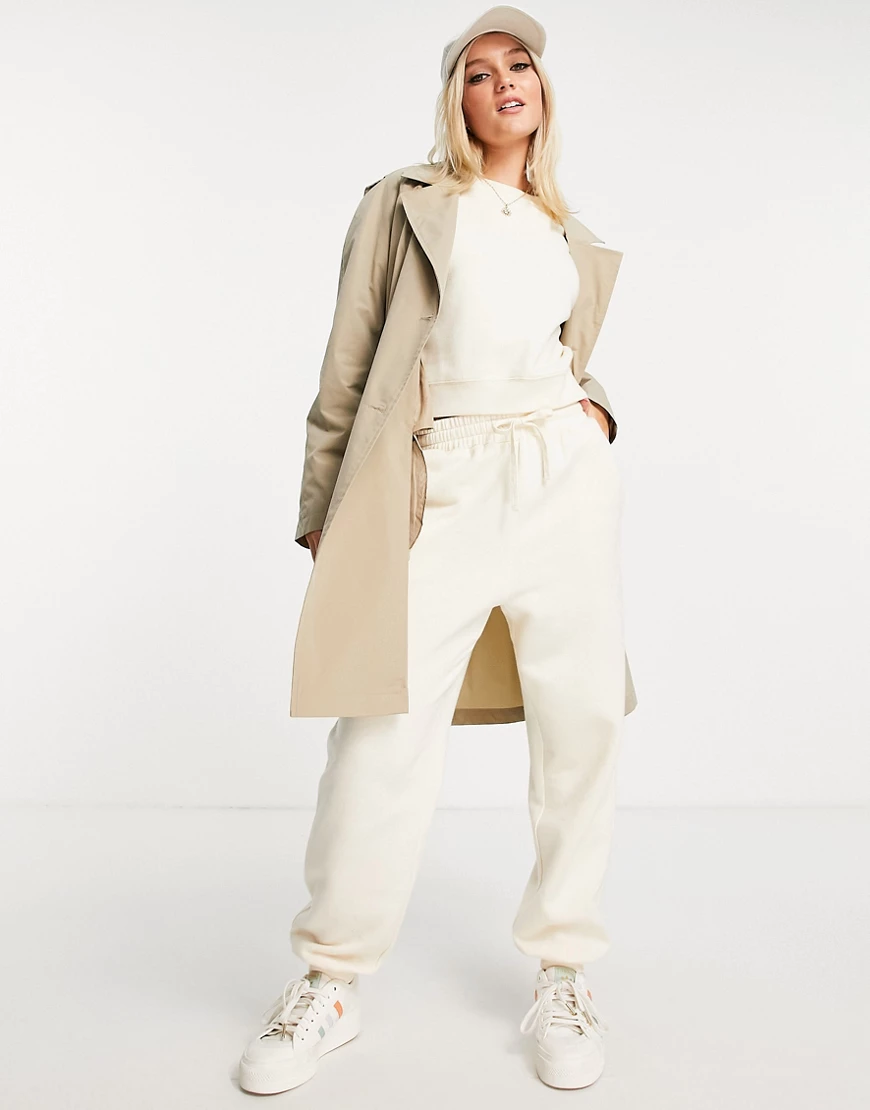 Pimkie – Trenchcoat mit Gürtel in Beige-Neutral günstig online kaufen