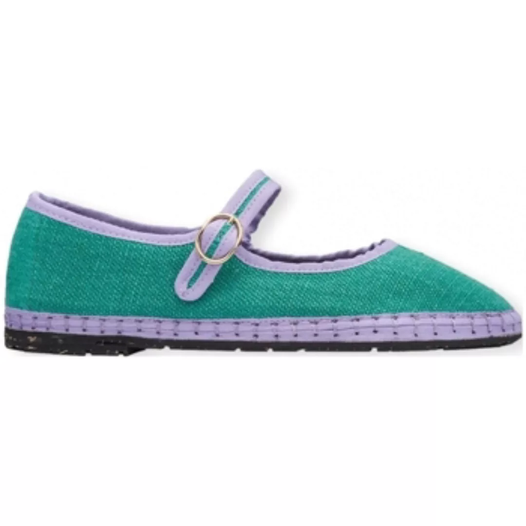 Flabelus  Espadrilles Ivetta Sandals - Green/Purple günstig online kaufen