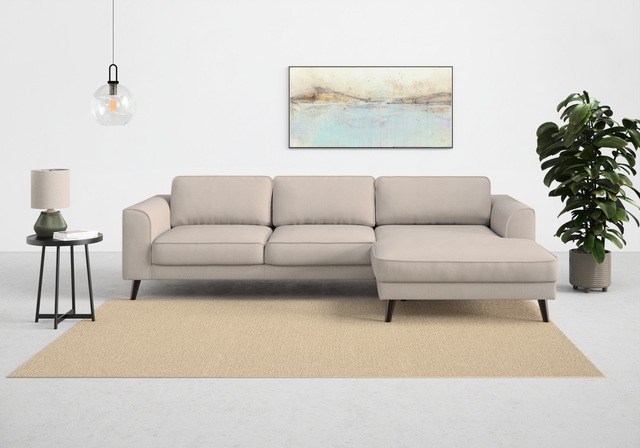 TRENDMANUFAKTUR Ecksofa "Lumber Jack, elegantes Designsofa, zeitlos modern, günstig online kaufen