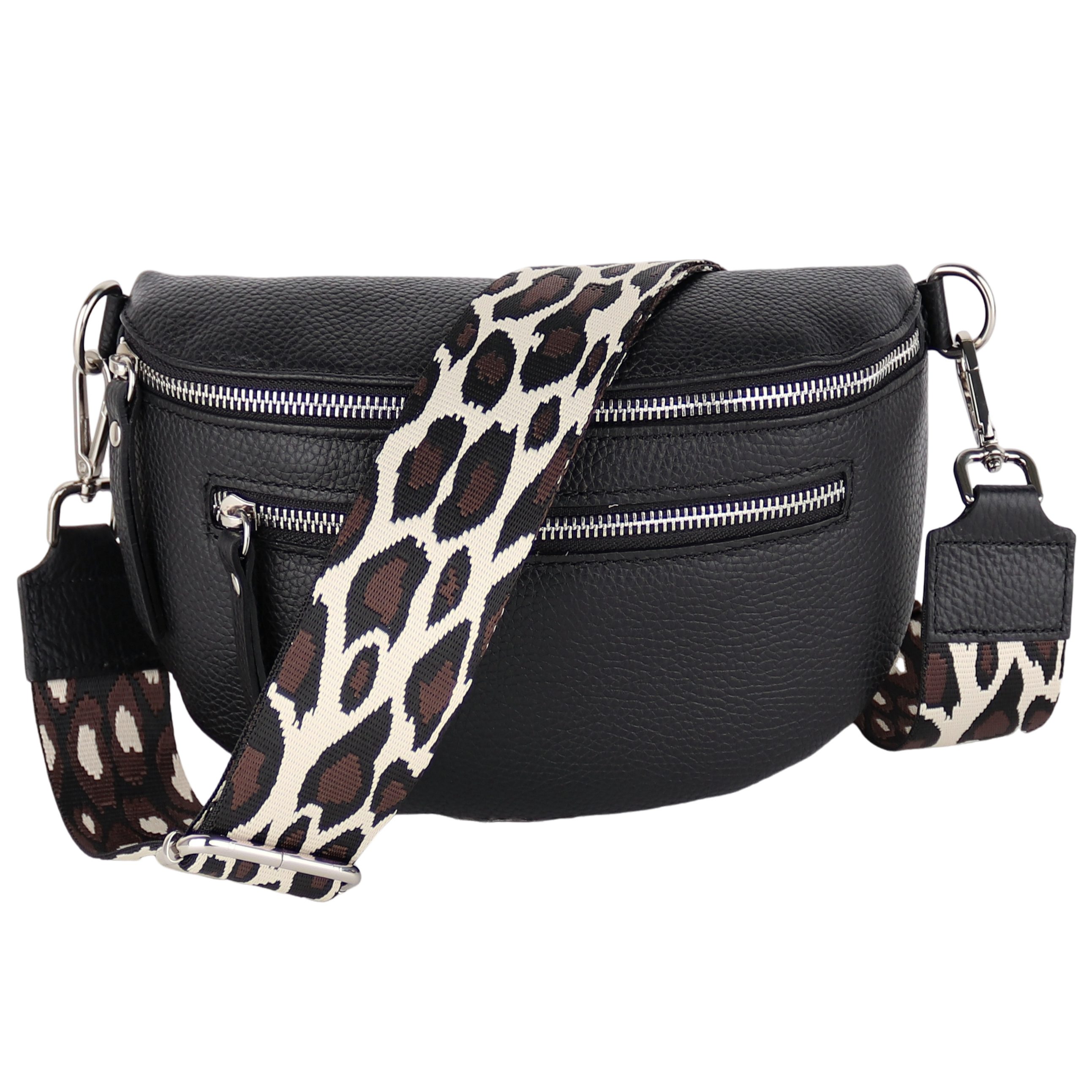 MIRROSI Bauchtasche Damen, Echtleder, Leder, Made günstig online kaufen