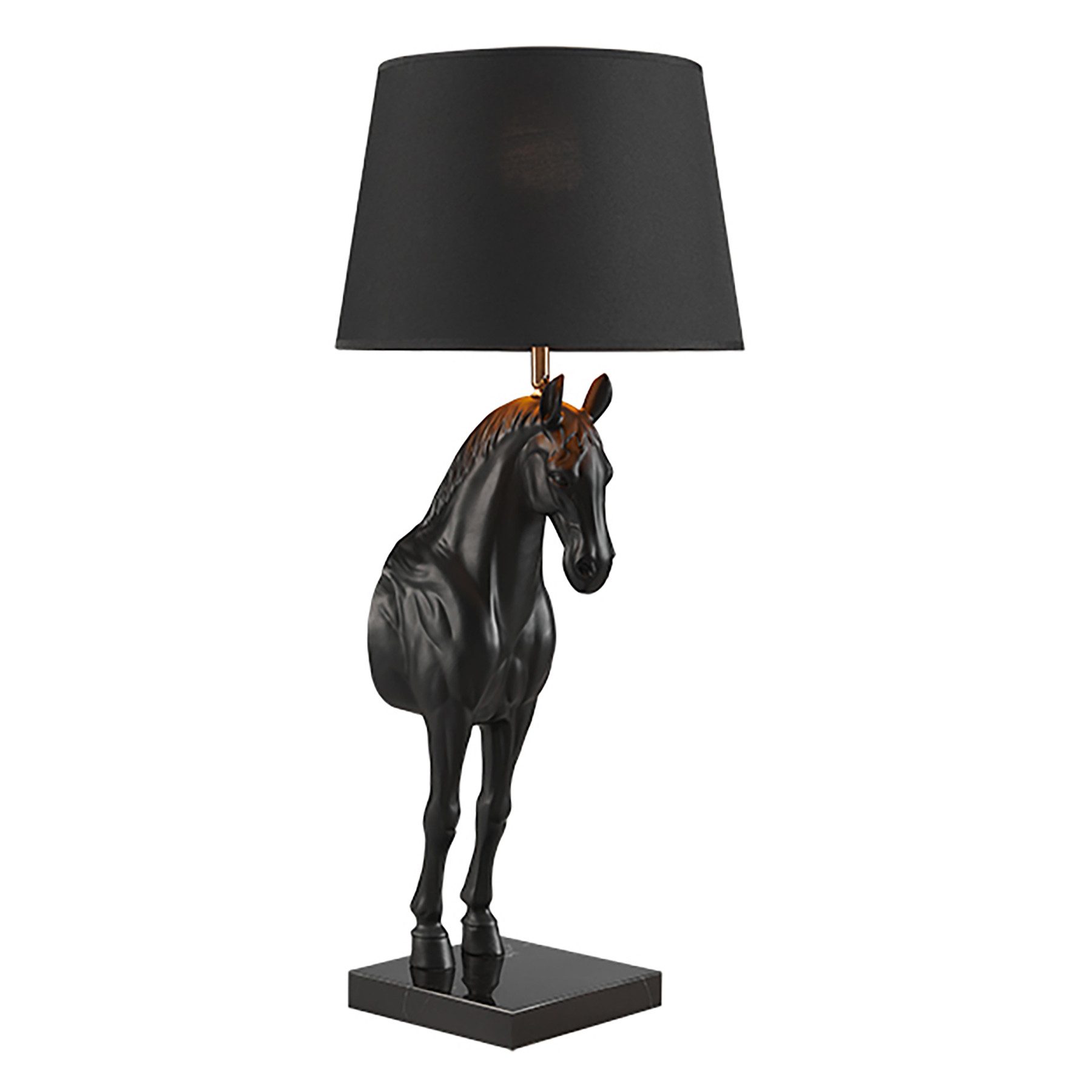 riess-ambiente Tischleuchte BLACK BEAUTY 75cm schwarz günstig online kaufen