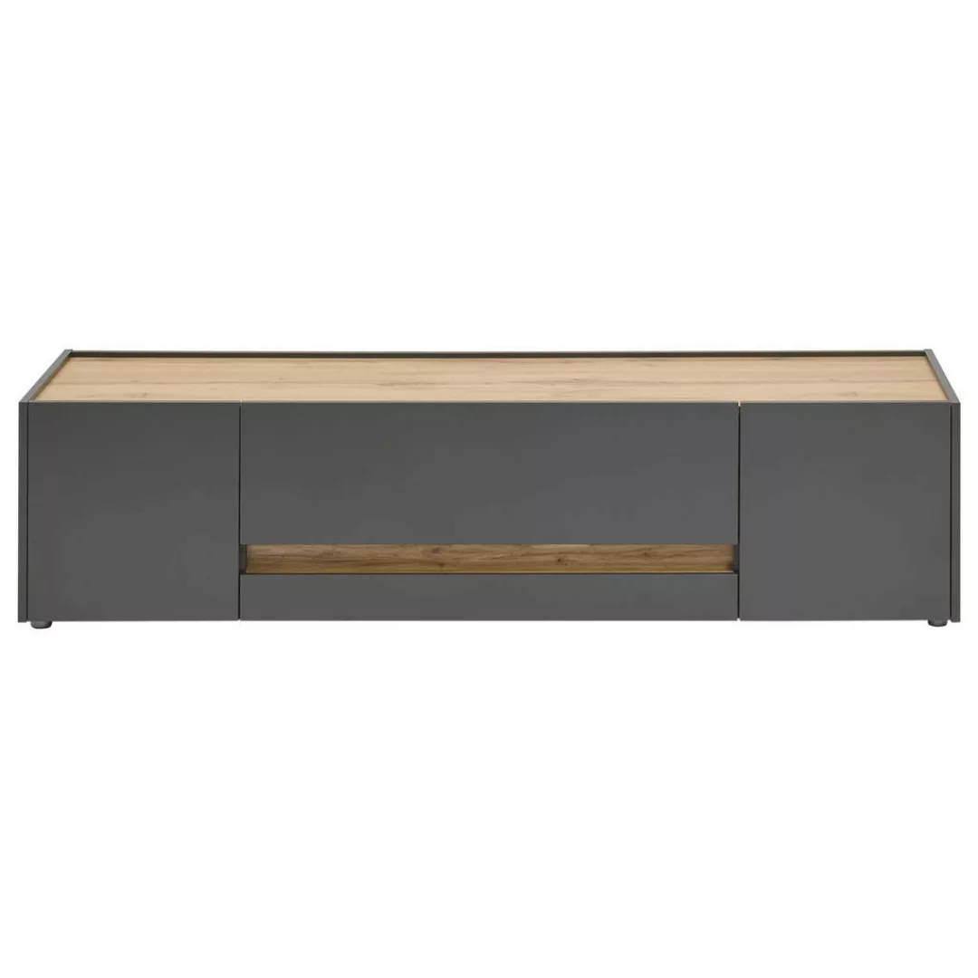 Lowboard  Cande ¦ grau ¦ Maße (cm): B: 140 H: 45 Kommoden & Sideboards > Lo günstig online kaufen