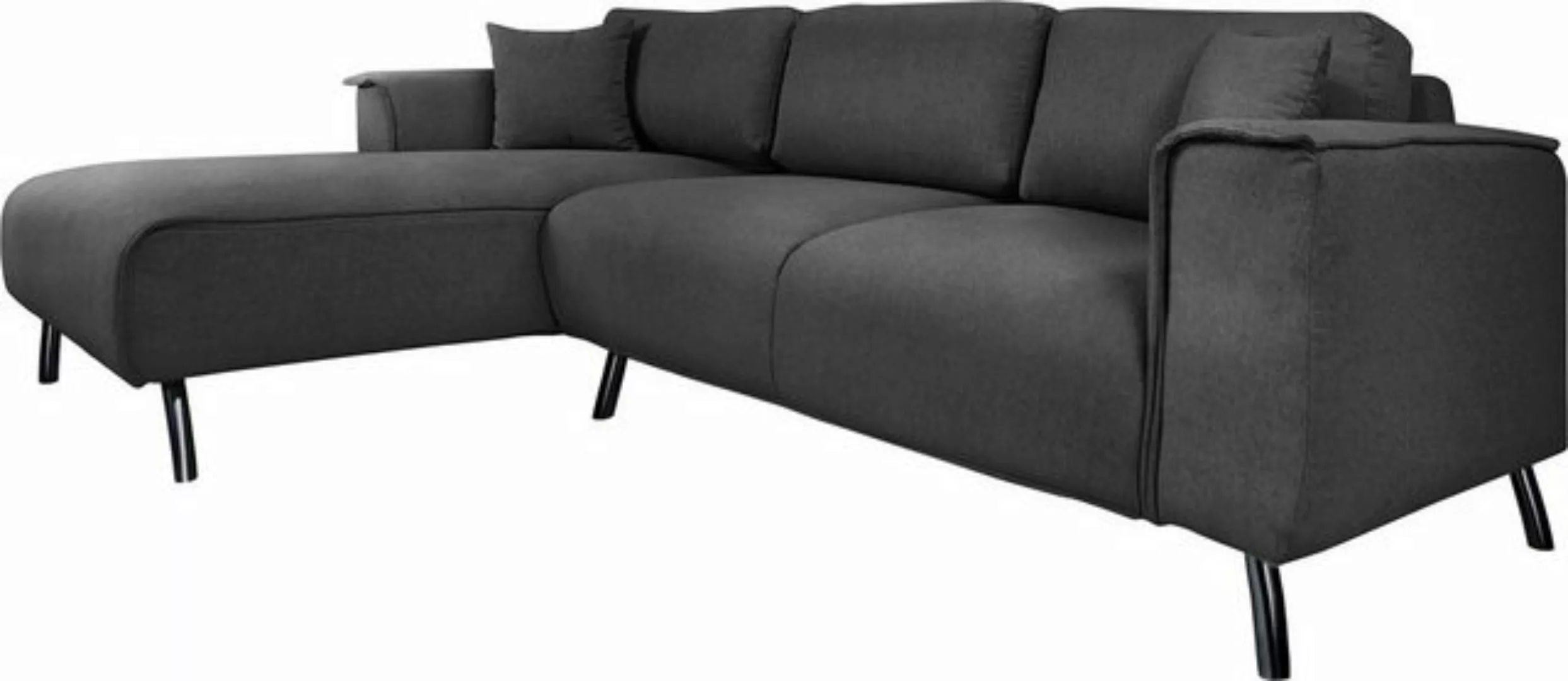 INOSIGN Ecksofa Malaga L-Form, Deckenoptik auf Recamiere und Armlehne günstig online kaufen