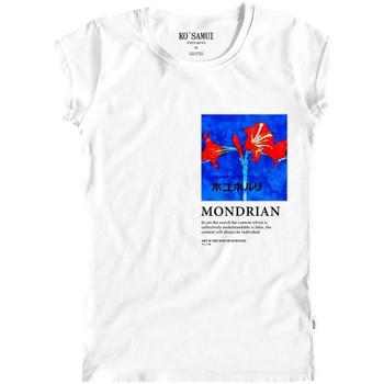 Ko Samui Tailors  T-Shirts & Poloshirts Amaryllis Art T-Shirt Wei günstig online kaufen
