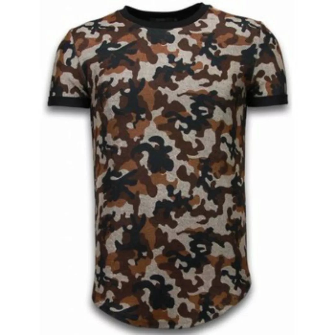 Justing  T-Shirt Camouflaged Fashionable Long Army günstig online kaufen