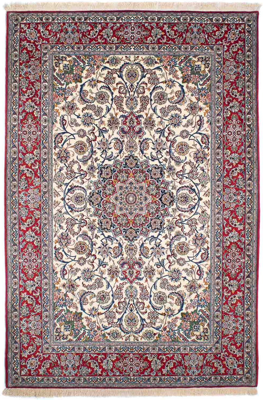 morgenland Orientteppich »Perser - Isfahan - Premium - 238 x 161 cm - beige günstig online kaufen