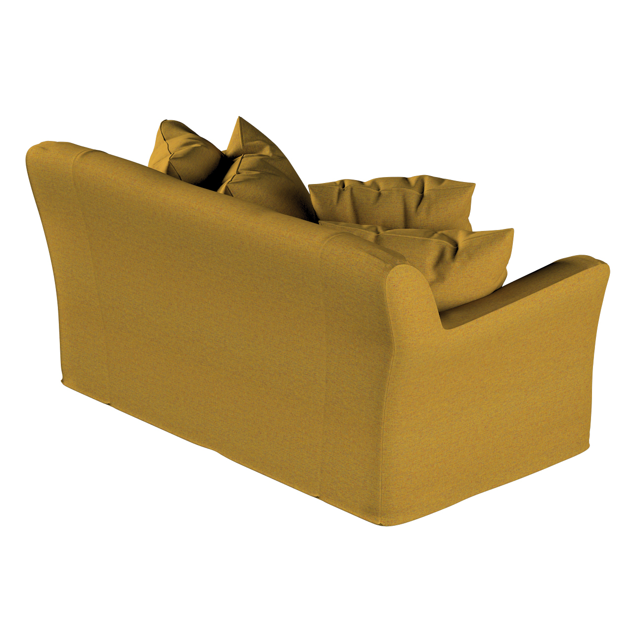 Bezug für Tomelilla 2-Sitzer Sofa nicht ausklappbar, gelb, Sofahusse, Tomel günstig online kaufen