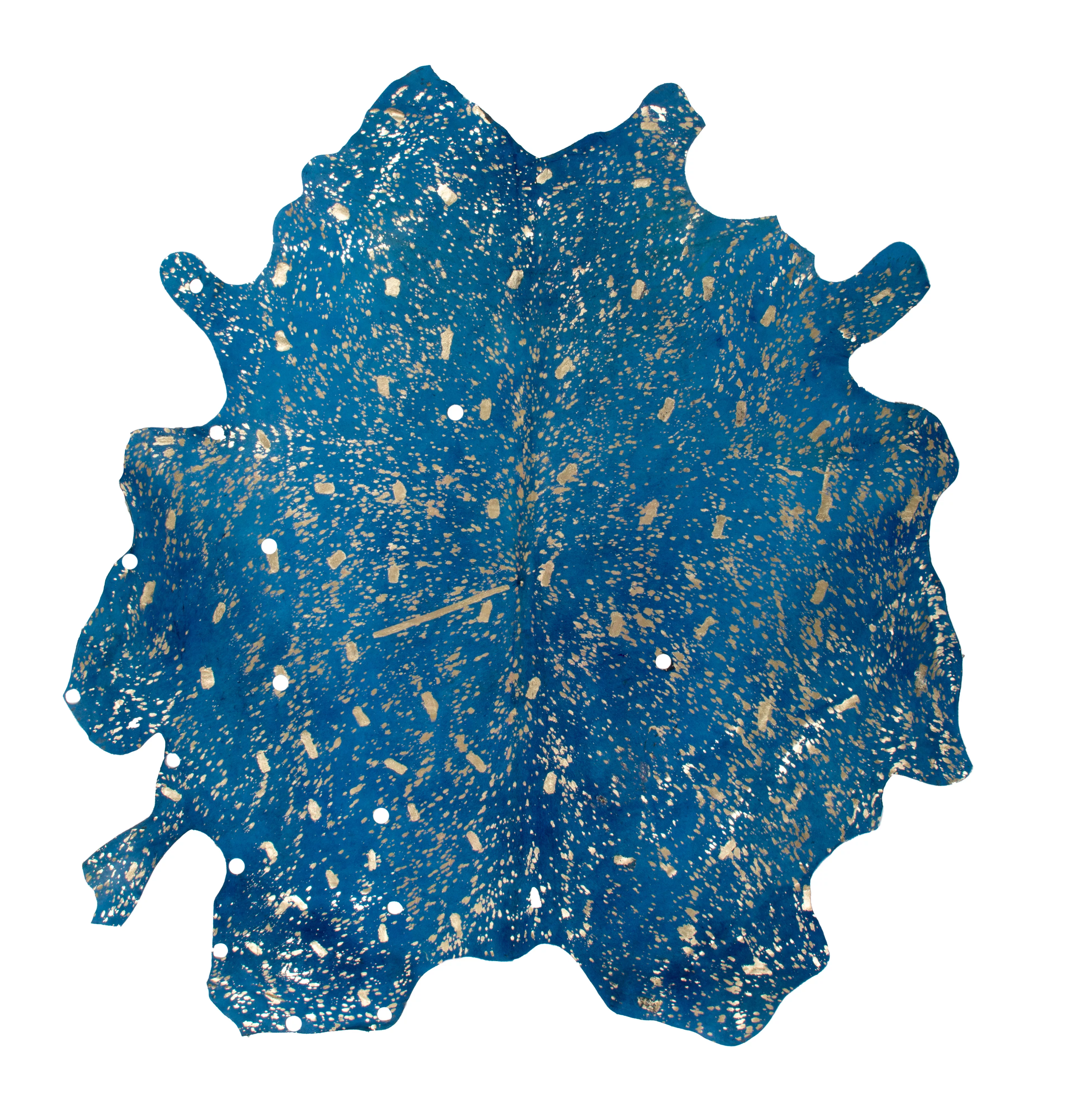 Kayoom Design-teppich Glam 410 Blau Gold 1,35qm - 1,65qm günstig online kaufen